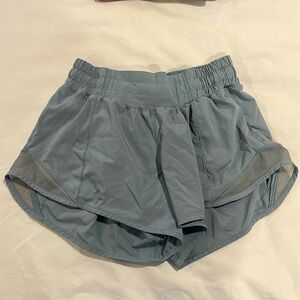 Teal lululemon shorts